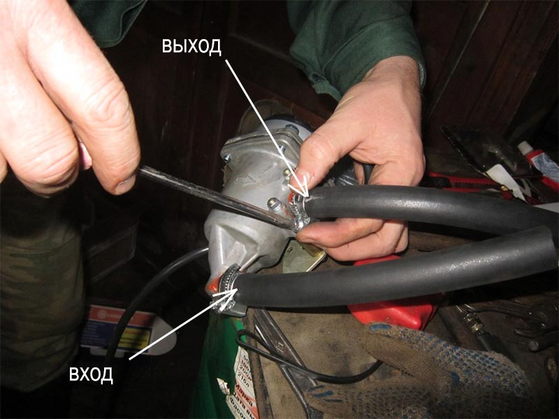 Как установить обогреватель двигателя на калину